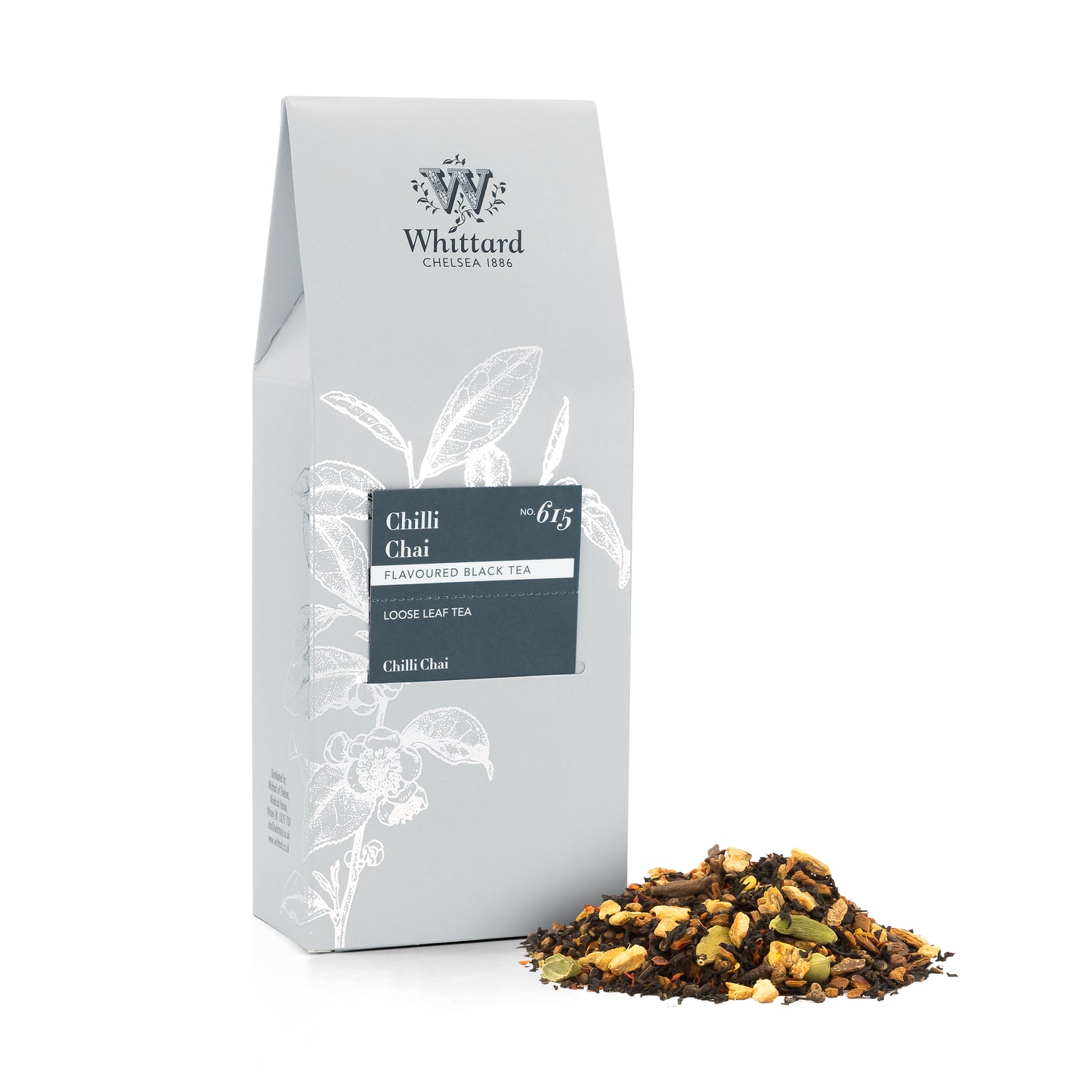 Whittard Chilli Chai Loose Tea Pouch, 100g