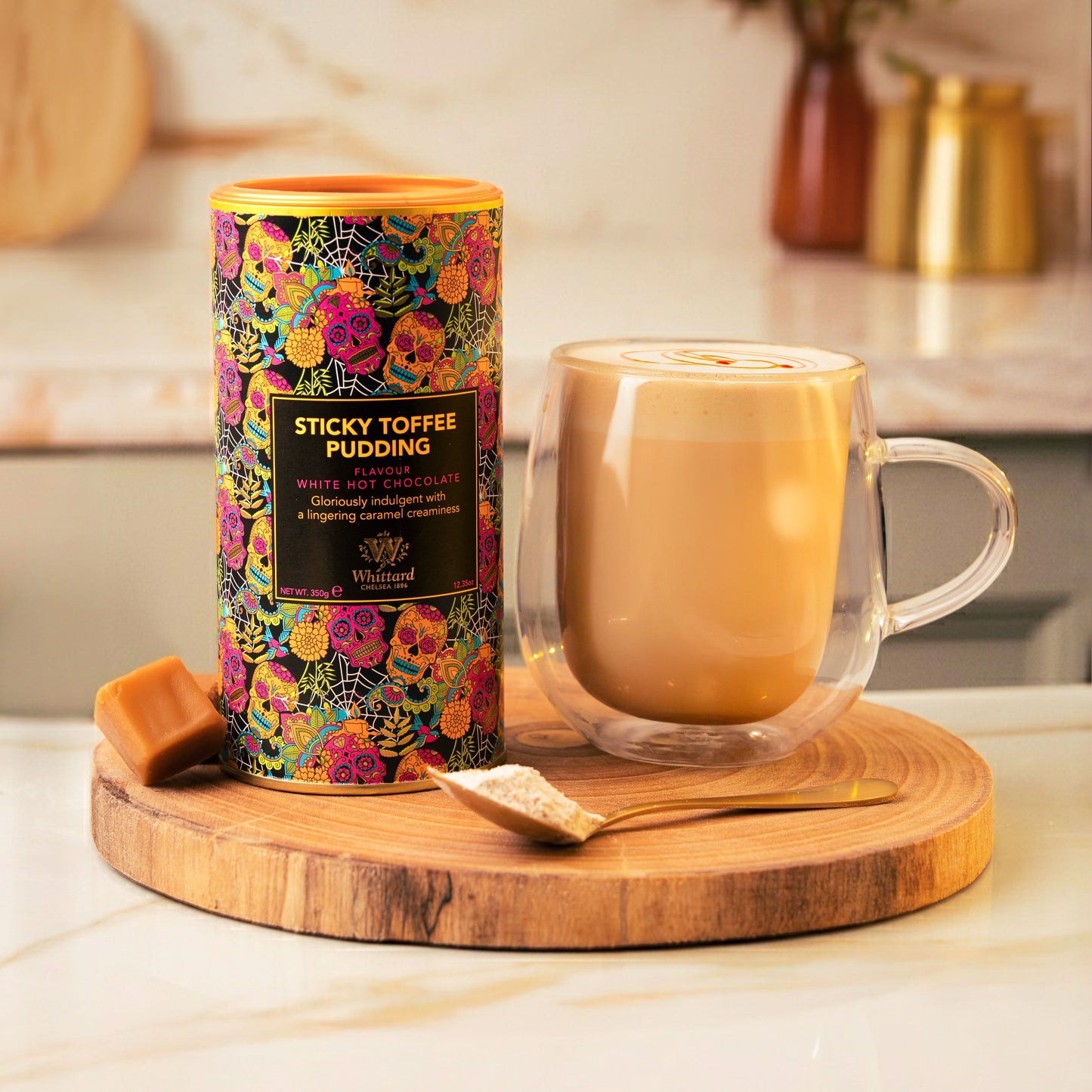 Whittard Sticky Toffee Pudding White Hot Chocolate