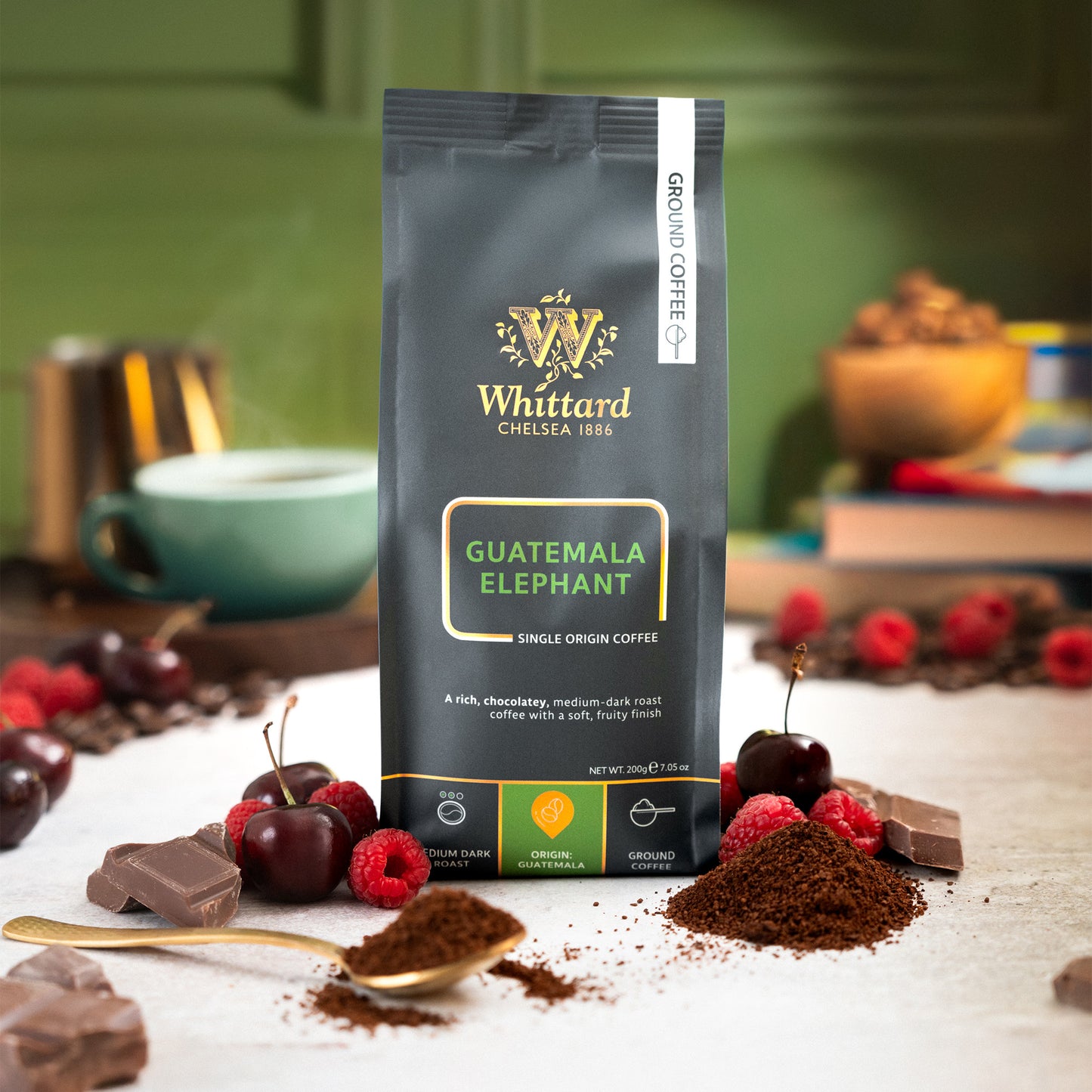 Whittard Guatemala Elephant Ground Coffee Valve Pack