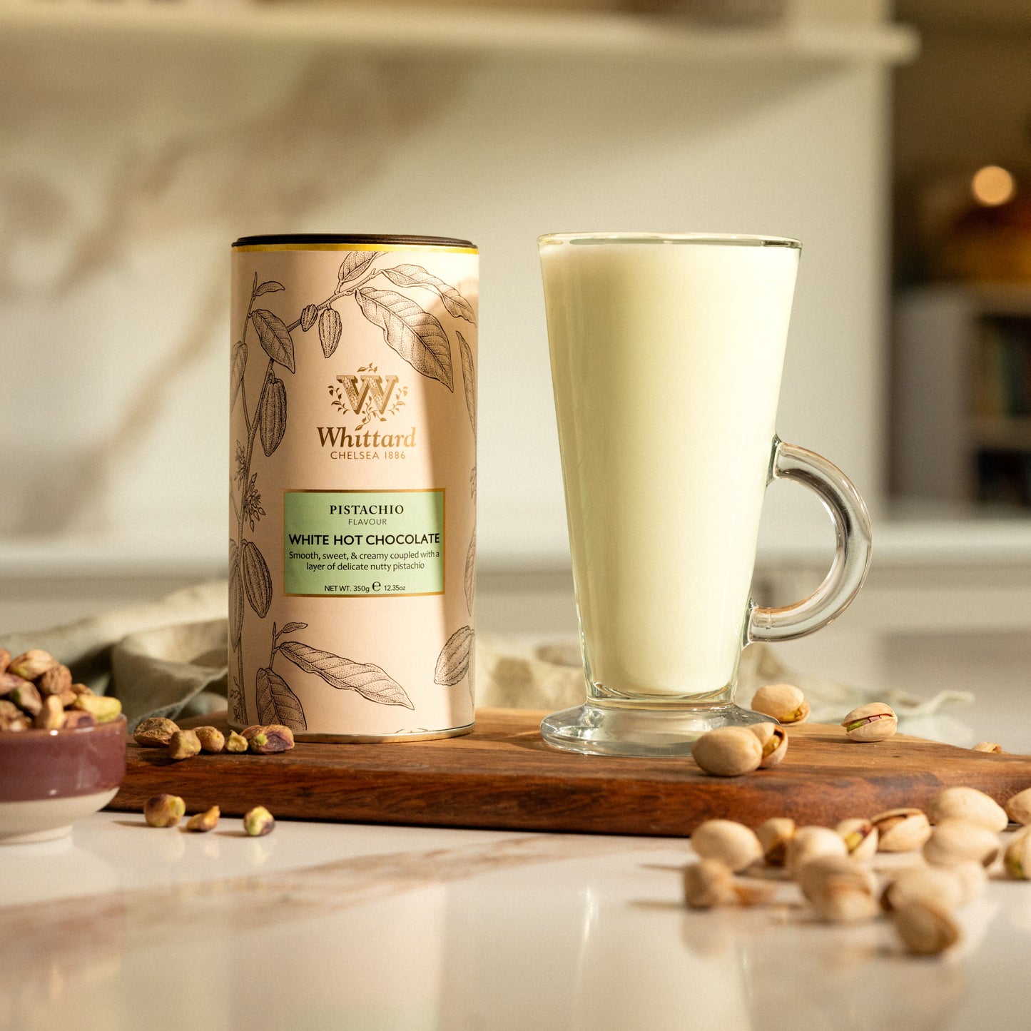 Whittard Pistachio Flavour White Hot Chocolate