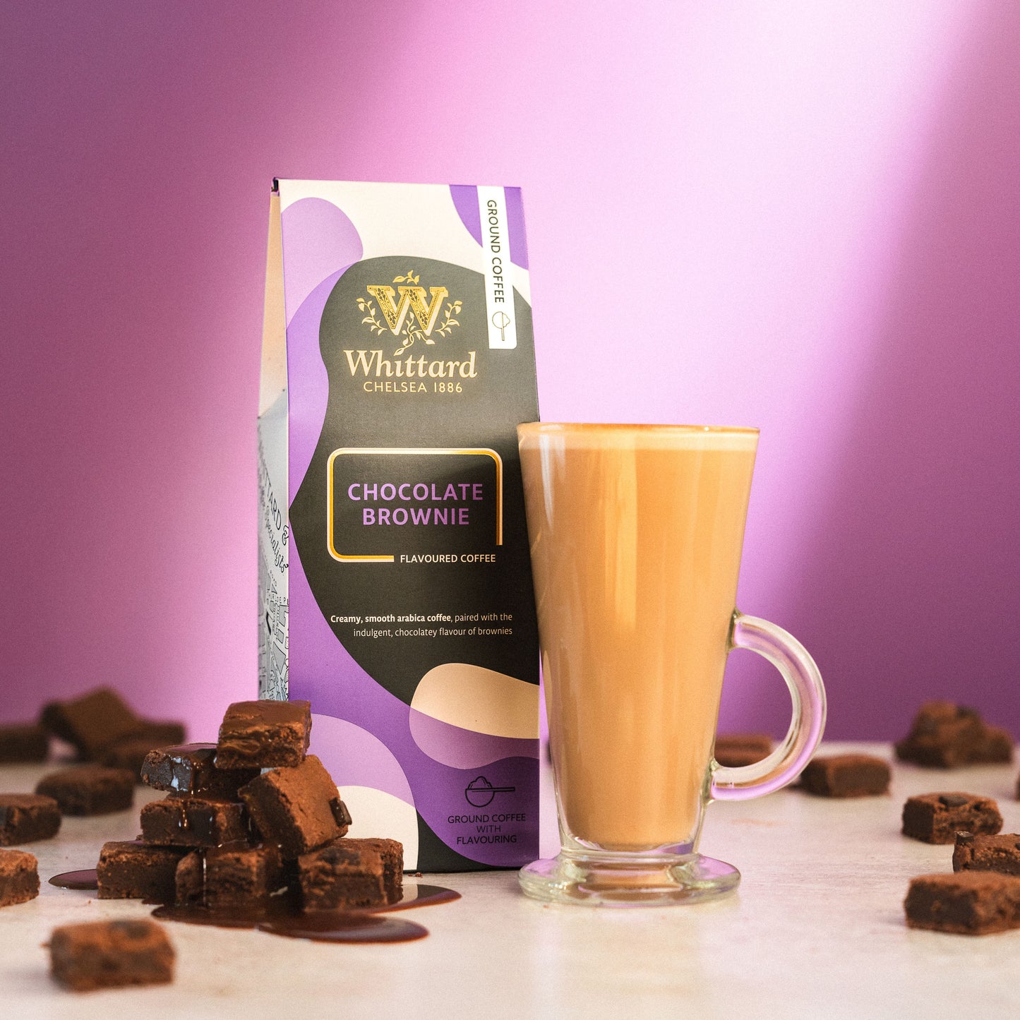 Whittard Chocolate Brownie Flavoured Ground Coffee