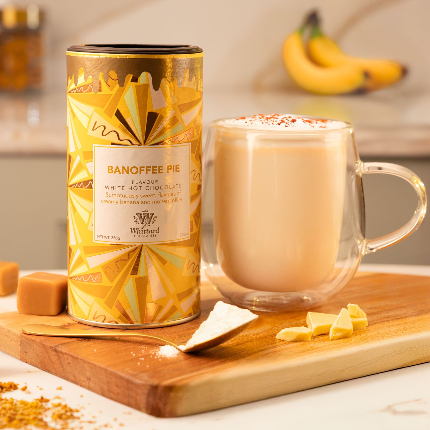 Whittard Banoffee Pie Flavour White Hot Chocolate