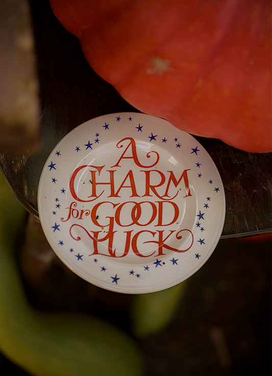 Emma Bridgewater A wise woman is really a wise witch who spreads her magic and kindness everywhere and to everyone. Shes generous, always treating friends to thoughtful presents such as this Halloween Toast Small Side Plate, 6.5 Inch