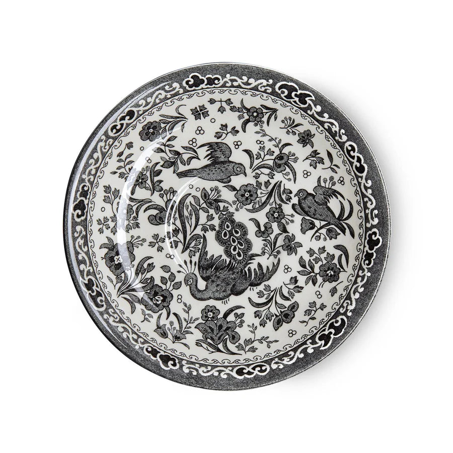 Burleigh Arden Tea Cup 3 Piece Regal Peacock Teaware Gift Set