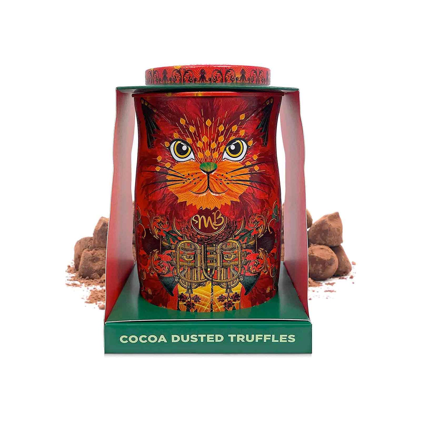 Monty Bojangles Fire Dancer Orange Angelical Truffles Cat Tin