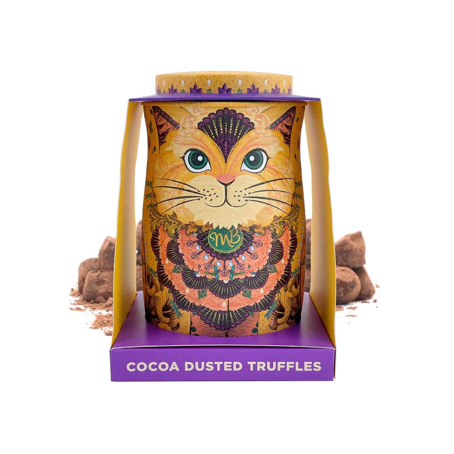 Monty Bojangles Savanna Gold Flutter Scotch Truffles Cat Tin