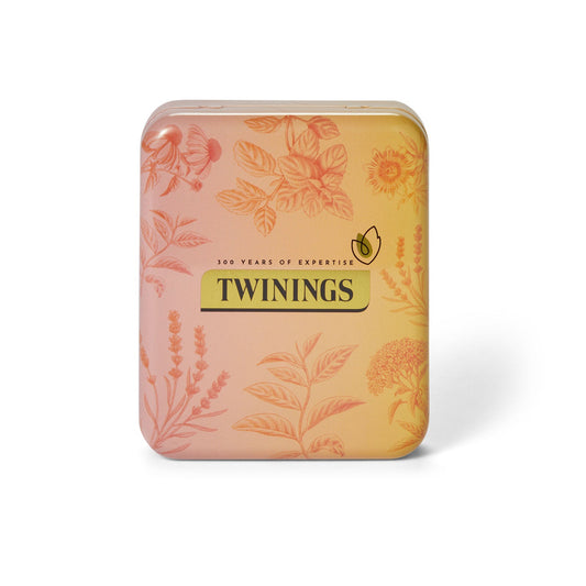 Twinings Orange Pocket Tin 4 Envelopes Of Superblends 2 x Sleep & 2 x Glow