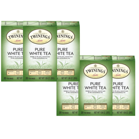 Twinings Pure White Tea (International Blend) 6 x 20 Envelopes