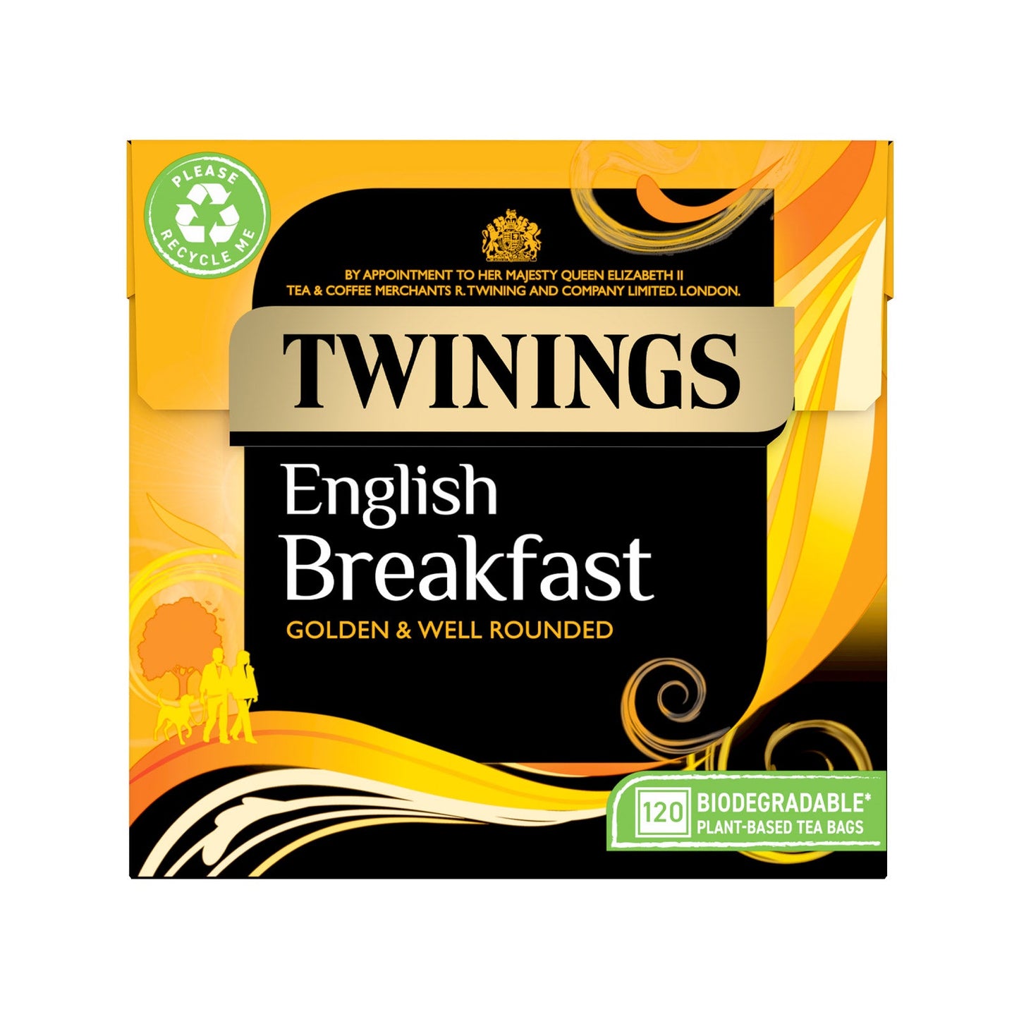Twinings English Breakfast Tea 120 Tea Bags All Natural Ingredients Well Rounded English Breakfast Black Tea Biodegradable Tea Bag