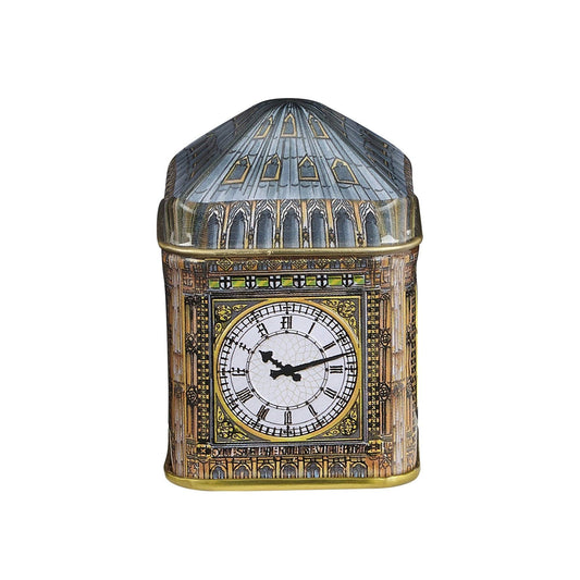 Iconic mini triple Tea tin featuring Big Ben. This collectible, super cute mini tin contains our flavoursome loose leaf English Breakfast Tea, a classic rich, smooth and delicious blend. Traditionally drank in the morning, with breakfast, this tasty