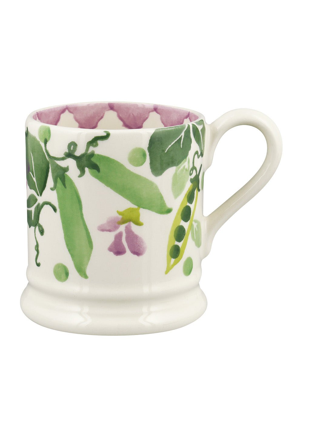 Peas & Beans 1/2 Pint Mug Unique Handmade & Handpainted English Earthenware Tea/Coffee Mug Emma Bridgewater