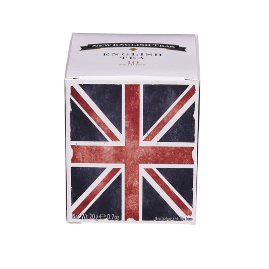 Our Union Jack English Breakfast Tea, rich, smooth and delicious. A tasty brew traditionally used in the morning to invigorate the senses shortly after waking. Enjoy on its own or with the addition of milk and if preferred a little sugar, perfect to