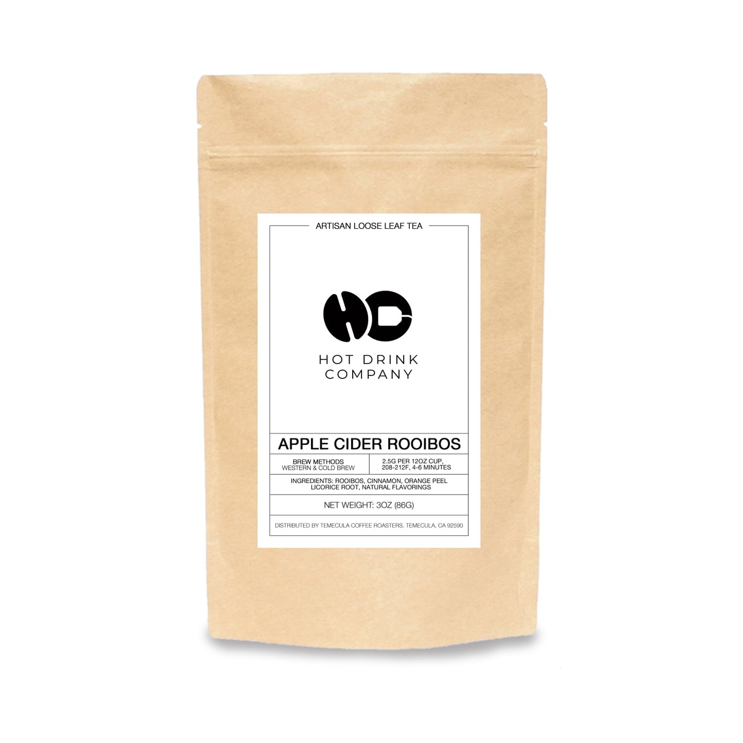 Hot Drink Company Apple Cider Rooibos loose leaf tea