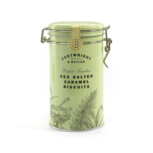 Cartwright & Butler Salted Caramel Biscuits in Tin