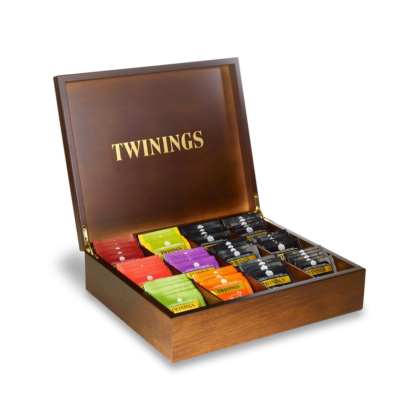 Twinings Deluxe Wooden Tea Box Twinings Tea Filled Box 12 Compartments Twinings Tea Gift Box Holds Up To 144 Tea Bags