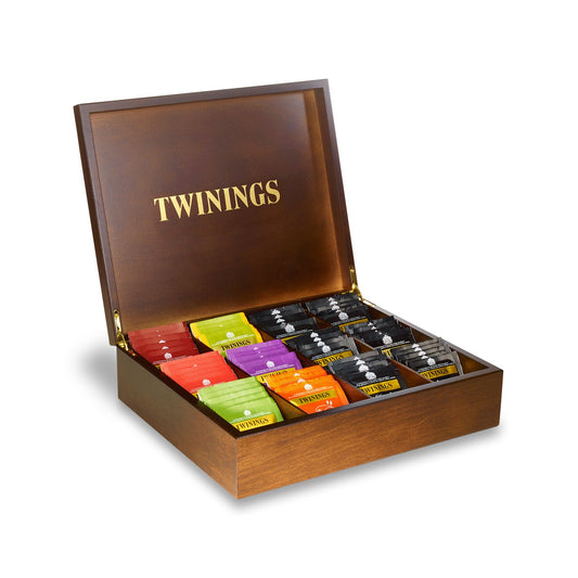 Twinings Deluxe Wooden Tea Box Twinings Tea Filled Box 12 Compartments Twinings Tea Gift Box Holds Up To 144 Tea Bags