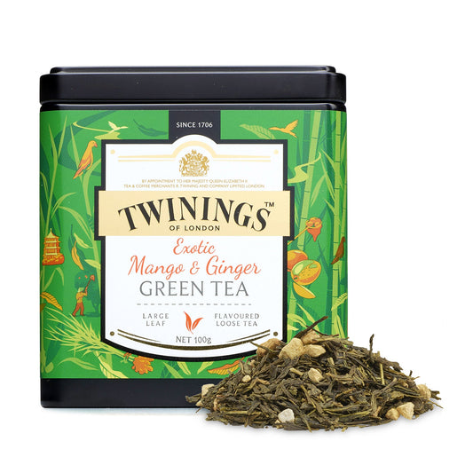 Twinings Discovery Exotic Mango & Ginger Green Tea 100g Loose Tea