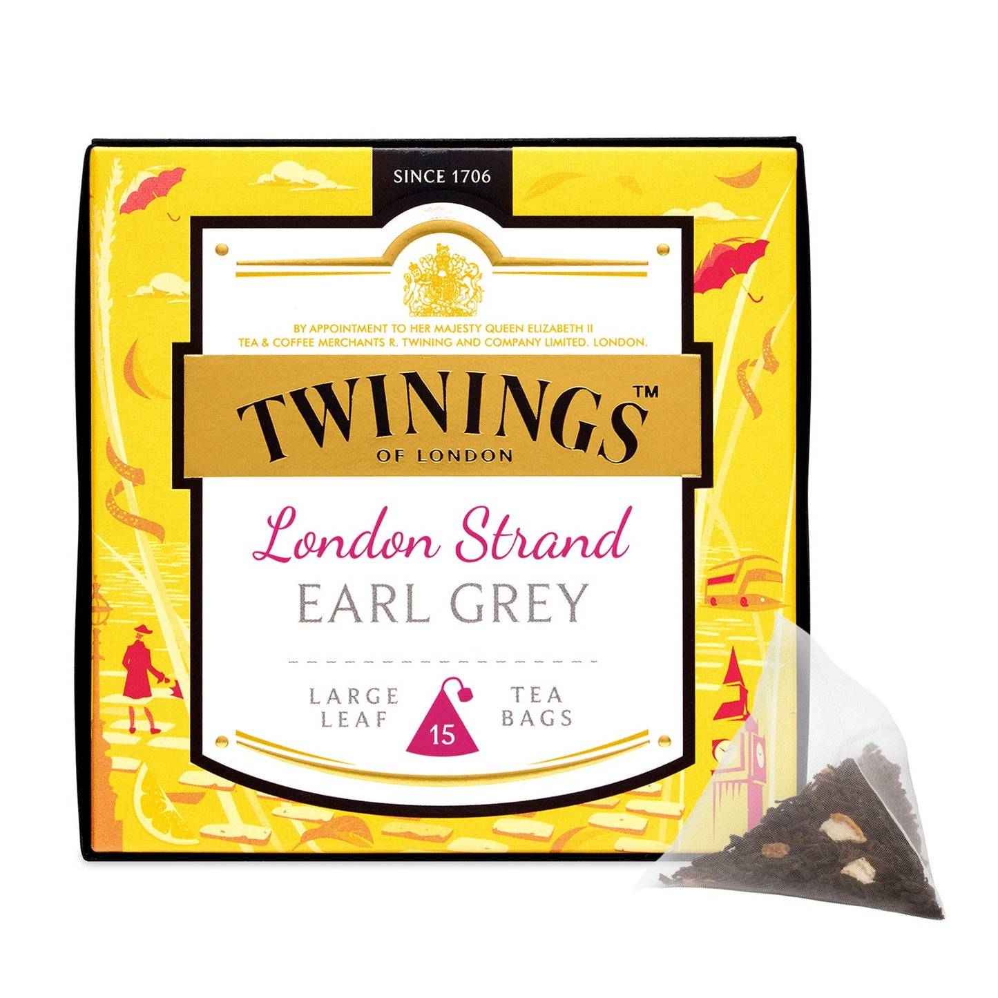 Twinings Discovery Collection London Strand Earl Grey 15 Pyramid Tea Bags