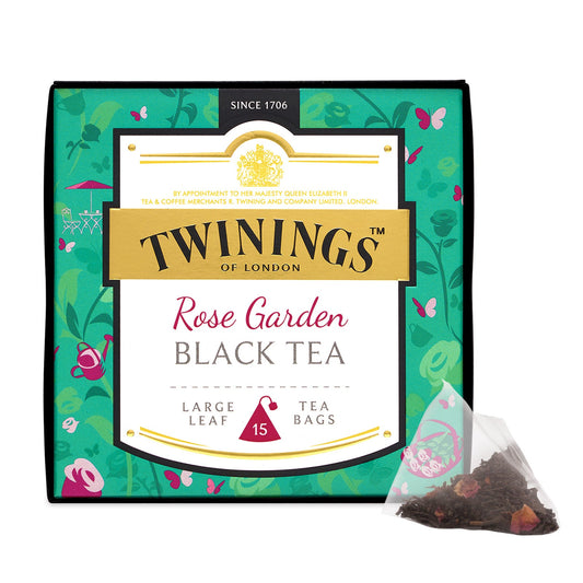 Twinings Discovery Collection Rose Garden Black Tea 15 Pyramid Tea Bags