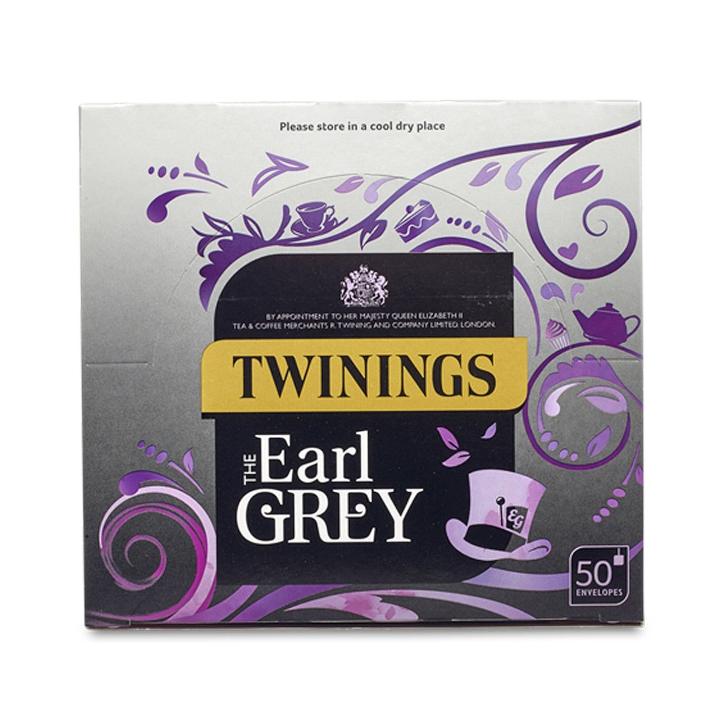 Twinings Earl Grey Tea 50 Tea Bags All Natural Ingredients Fragrant Earl Grey Black Tea Lemon & Bergamot Tea Biodegradable Tea Bag