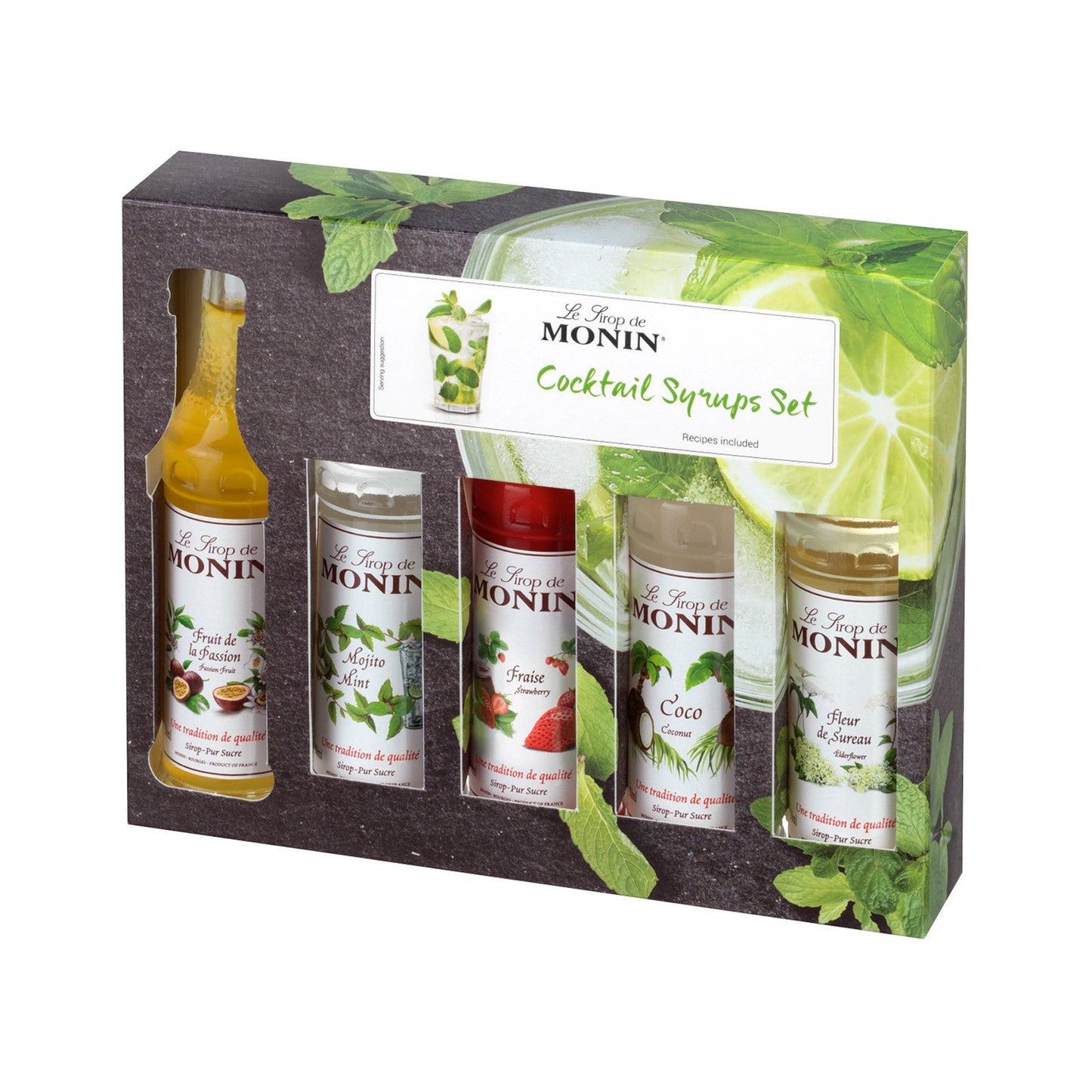 MONIN Cocktail Syrups Set 5 x 50ml