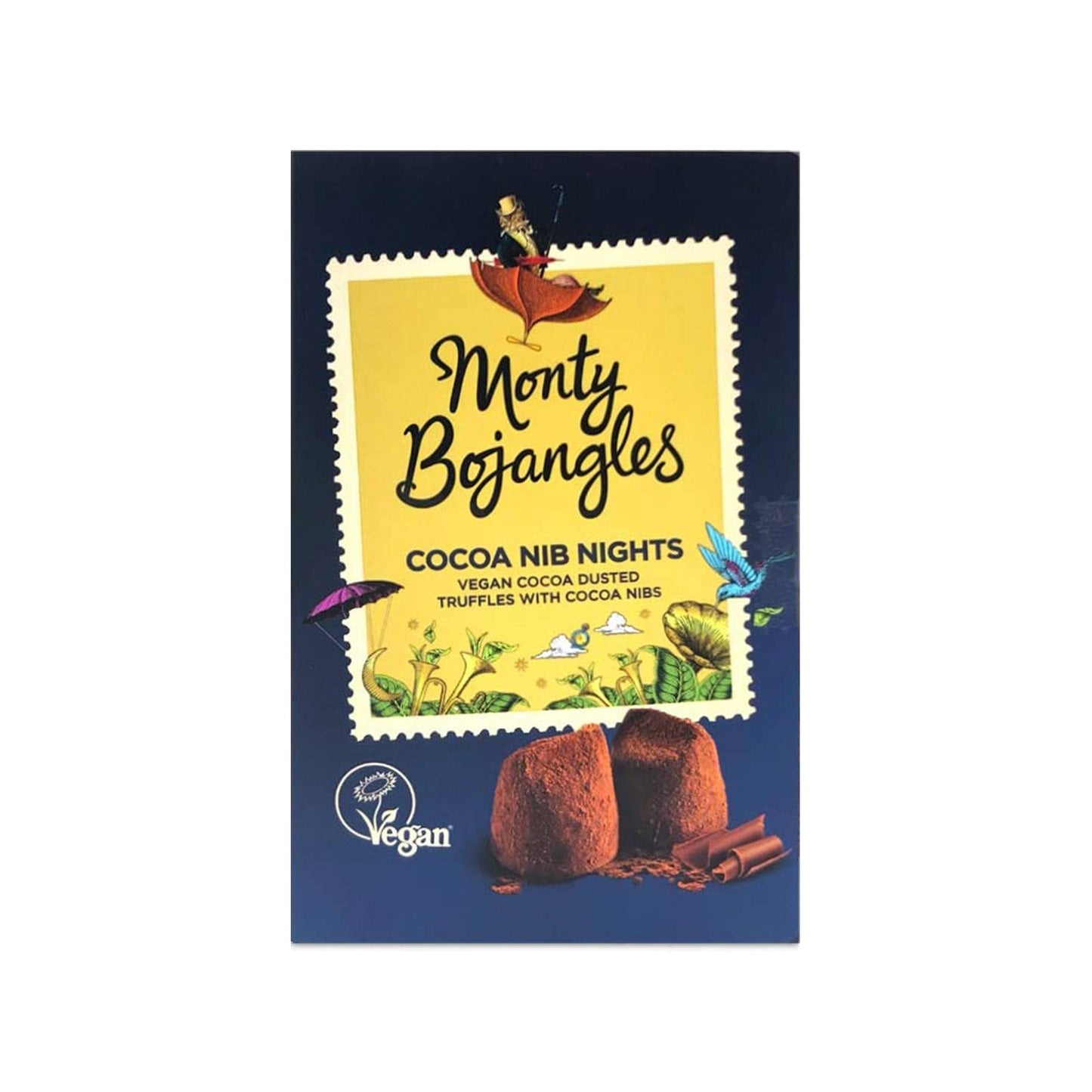 Monty Bojangles Cocoa Nib Nights Vegan Cocoa Dusted Truffles