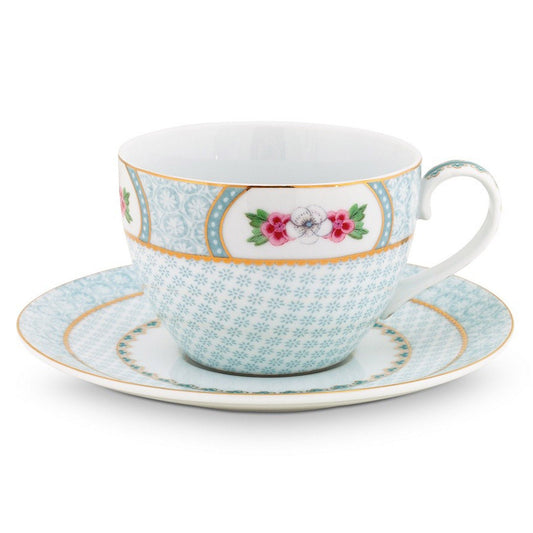 Pip Studio Blushing Birds Cup & Saucer Set Perfect for Afternoon Tea White Teaware Tea Lover Gift