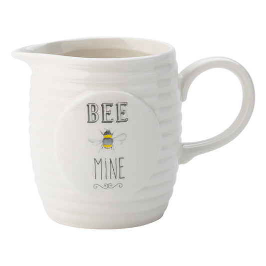 The English Tableware Company Bee Happy Milk Jug White Teaware Tea Lover Gift