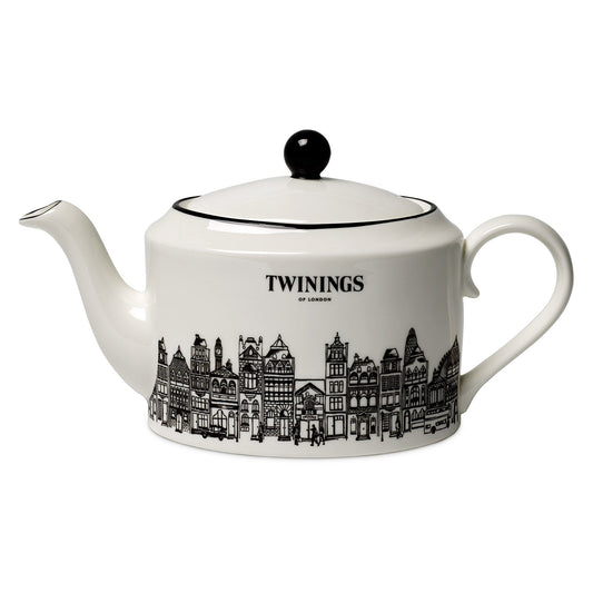 Twinings 216 Strand Teapot Perfect for Afternoon Tea Teapot Teaware Tea Lover Gift Cream/Black