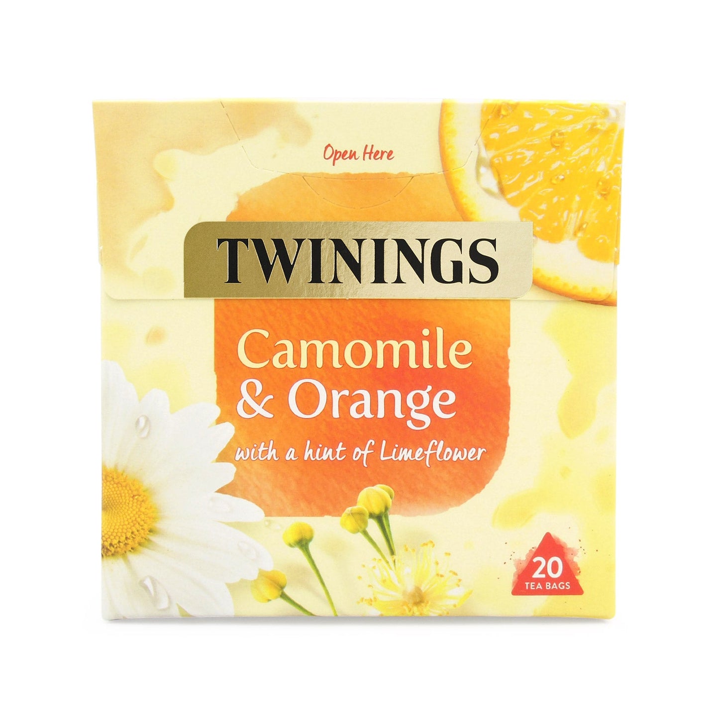 Twinings Fruit & Herbal Tea Camomile & Orange 20 Tea Bags Caffeine Free Tea Sugar Free Tea Bags