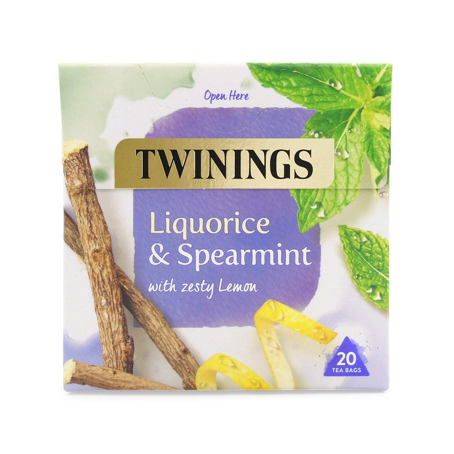 Twinings Fruit & Herbal Tea Liquorice & Spearmint Tea 20 Tea Bags Caffeine Free Tea Sugar Free Tea Bags