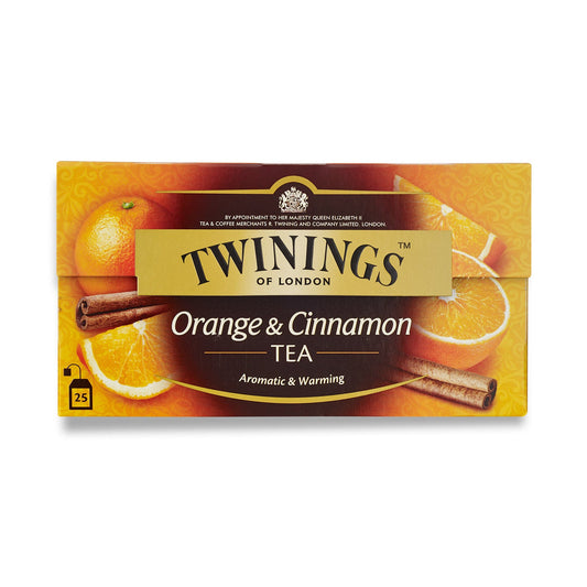 Twinings Orange and Cinnamon Tea (International Blend) 25 Envelopes