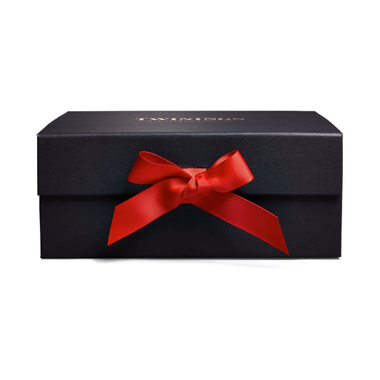 Twinings Black Gift Box Small With Red Ribbon Create Your Own Gift Tea Gift Box