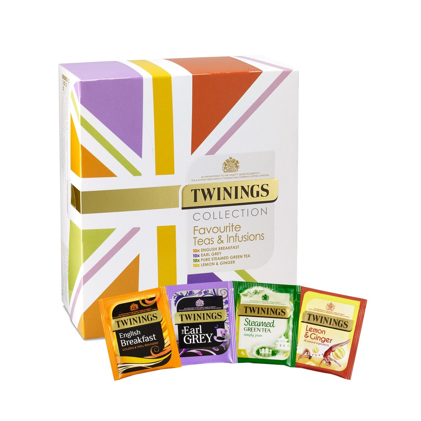 Twinings Collection Favourites Tea Range Tea Gift Box 40 Tea Bags Includes 8 Types of Tea