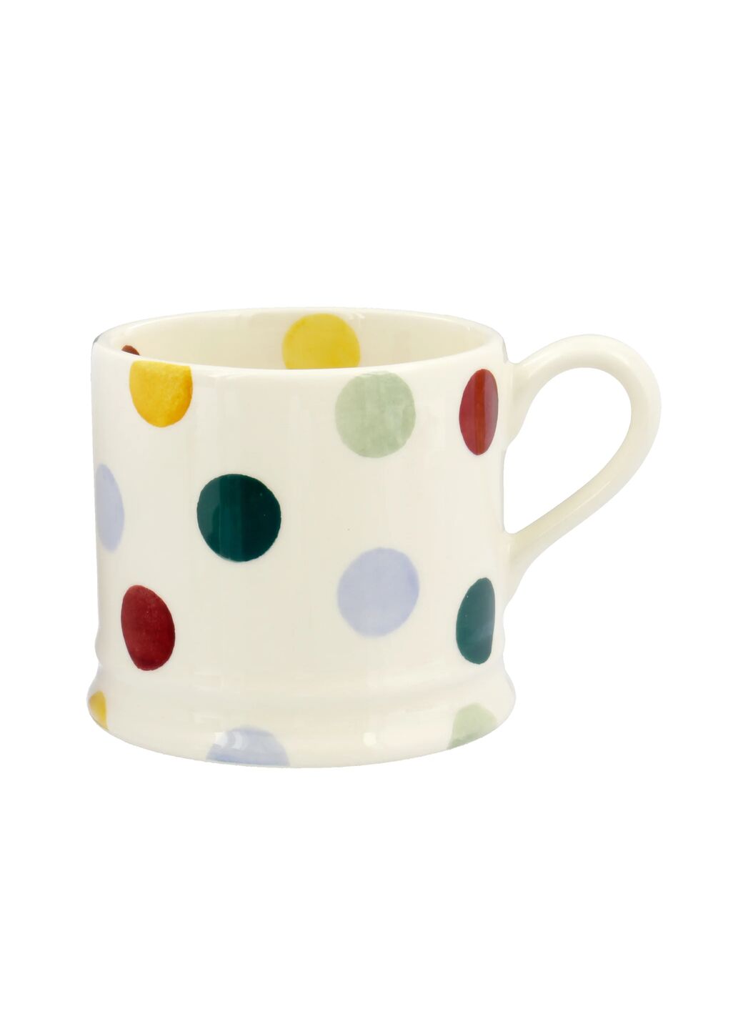 Emma Bridgewater Polka Dot Small Mug Unique Handmade & Handpainted English Earthenware Tea/Coffee Mug