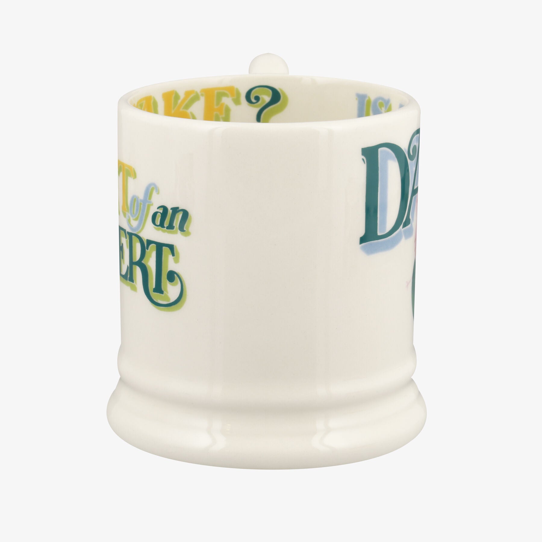 Emma Bridgewater Peppa Pig Daddy 1/2 Pint Mug Unique Handmade & Handpainted English Earthenware Tea/Coffee Mug