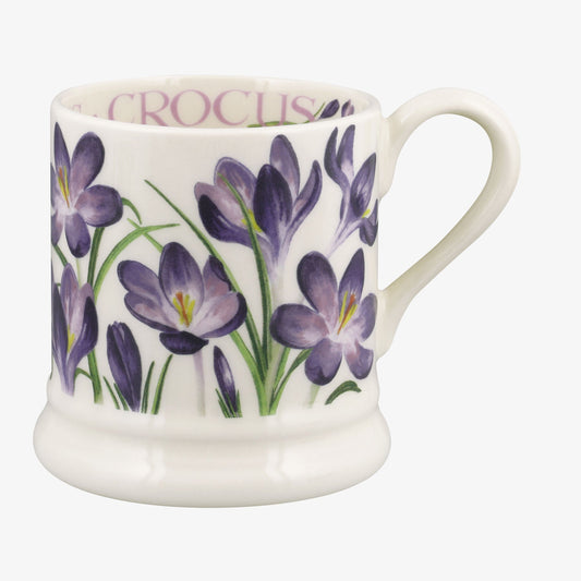 Seconds Crocus 1/2 Pint Mug Unique Handmade & Handpainted English Earthenware Tea/Coffee Mug Emma Bridgewater