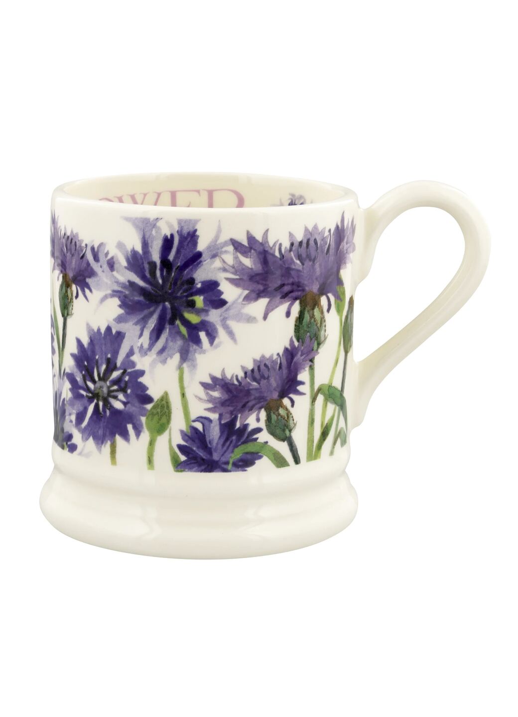 Emma Bridgewater Seconds Cornflower 1/2 Pint Mug Unique Handmade & Handpainted English Earthenware Tea/Coffee Mug