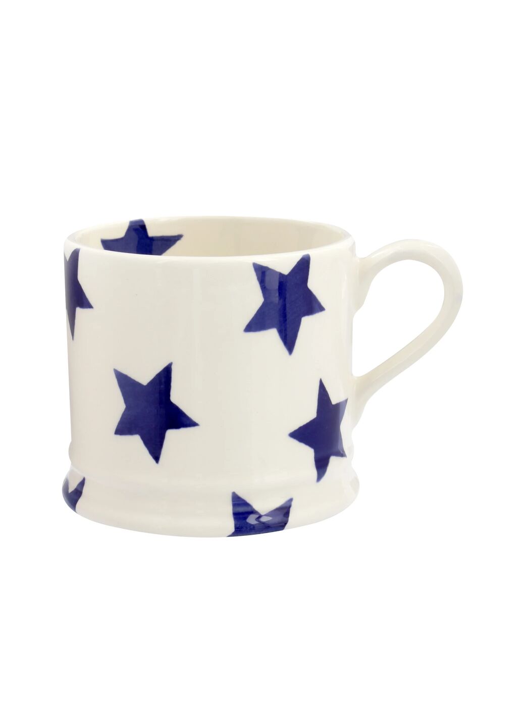 Blue Star Small Mug Unique Handmade & Handpainted English Earthenware Tea/Coffee Mug Emma Bridgewater