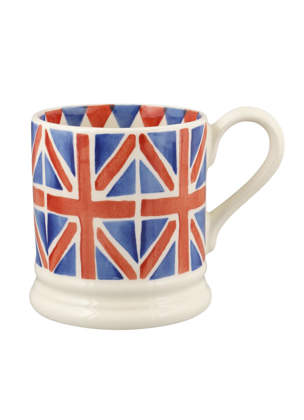 Union Jack 1/2 Pint Mug Unique Handmade & Handpainted English Earthenware Tea/Coffee Mug Emma Bridgewater