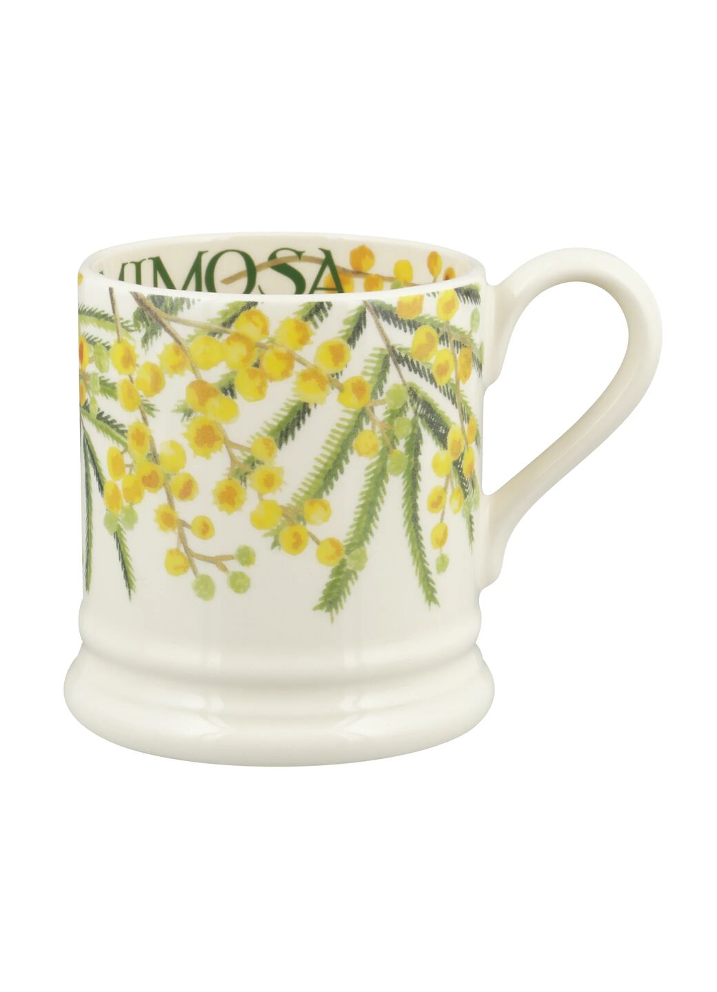 Mimosa 1/2 Pint Mug Unique Handmade & Handpainted English Earthenware Tea/Coffee Mug Emma Bridgewater