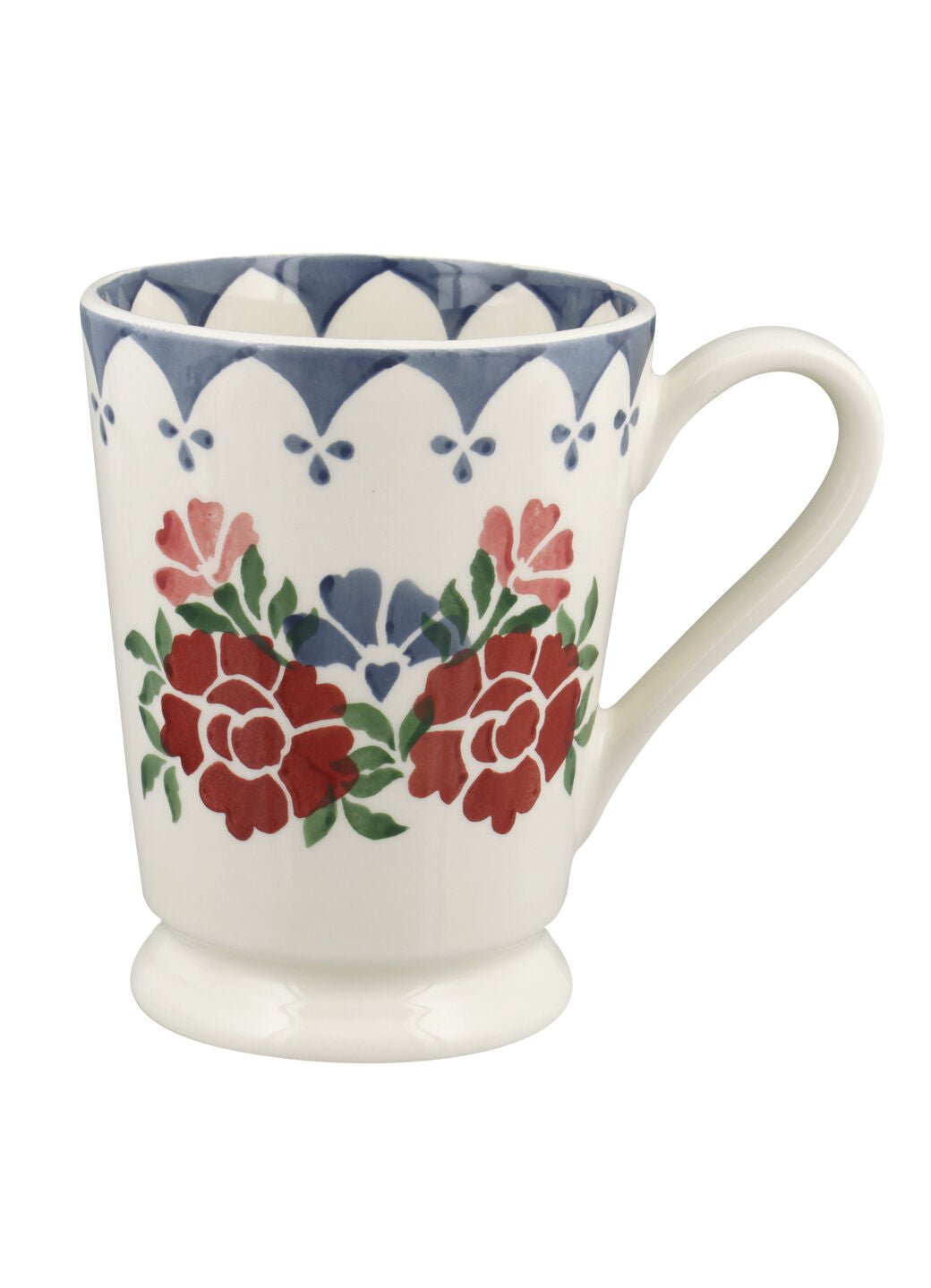 Emma Bridgewater Antique Roses Cocoa Mug Unique Handmade & Handpainted English Earthenware Tea/Coffee Mug