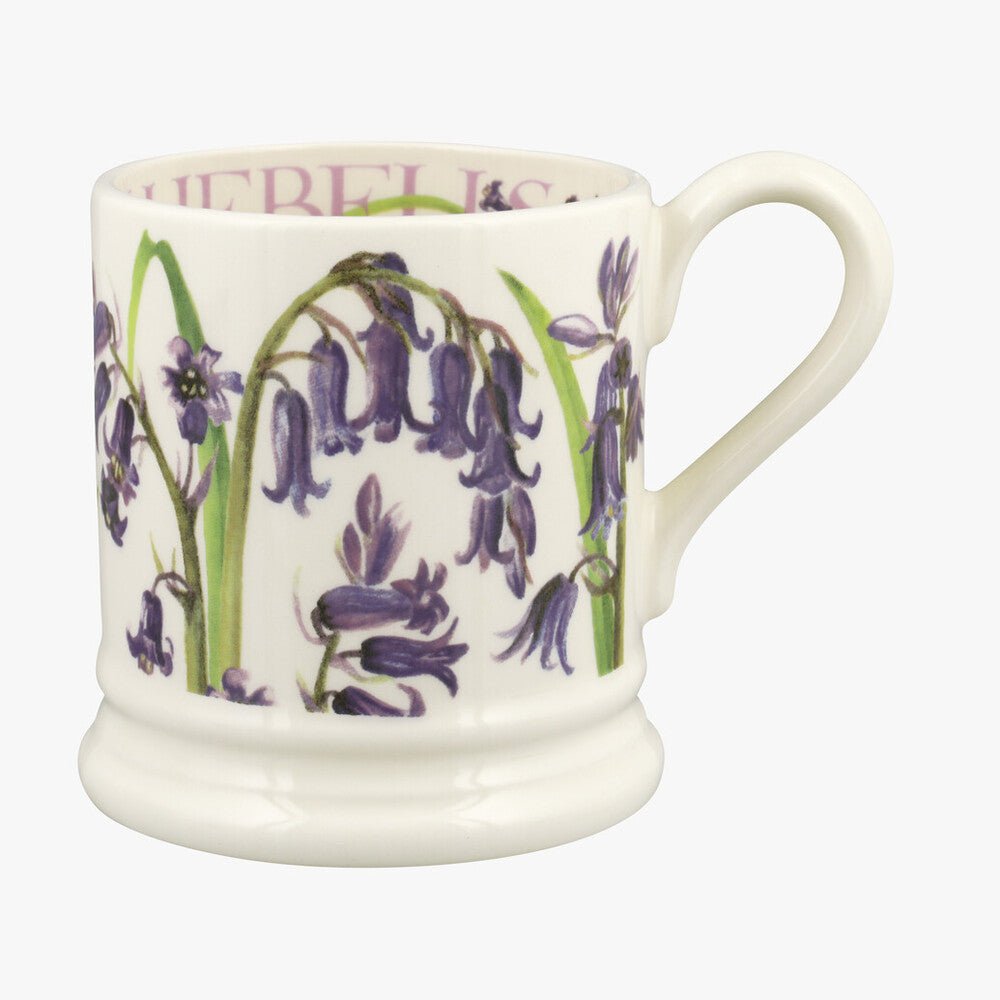 Emma Bridgewater Seconds Bluebell 1/2 Pint Mug Unique Handmade & Handpainted English Earthenware Tea/Coffee Mug