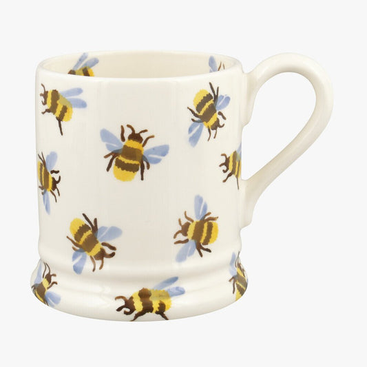 Emma Bridgewater Seconds Bumblebee 1/2 Pint Mug Unique Handmade & Handpainted English Earthenware Tea/Coffee Mug