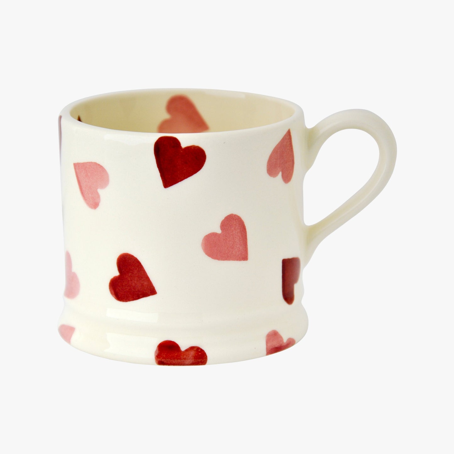 Emma Bridgewater Emma Bridgewater Seconds Pink Hearts Small Mug Unique Handmade & Handpainted English Earthenware Tea/Coffee Mug