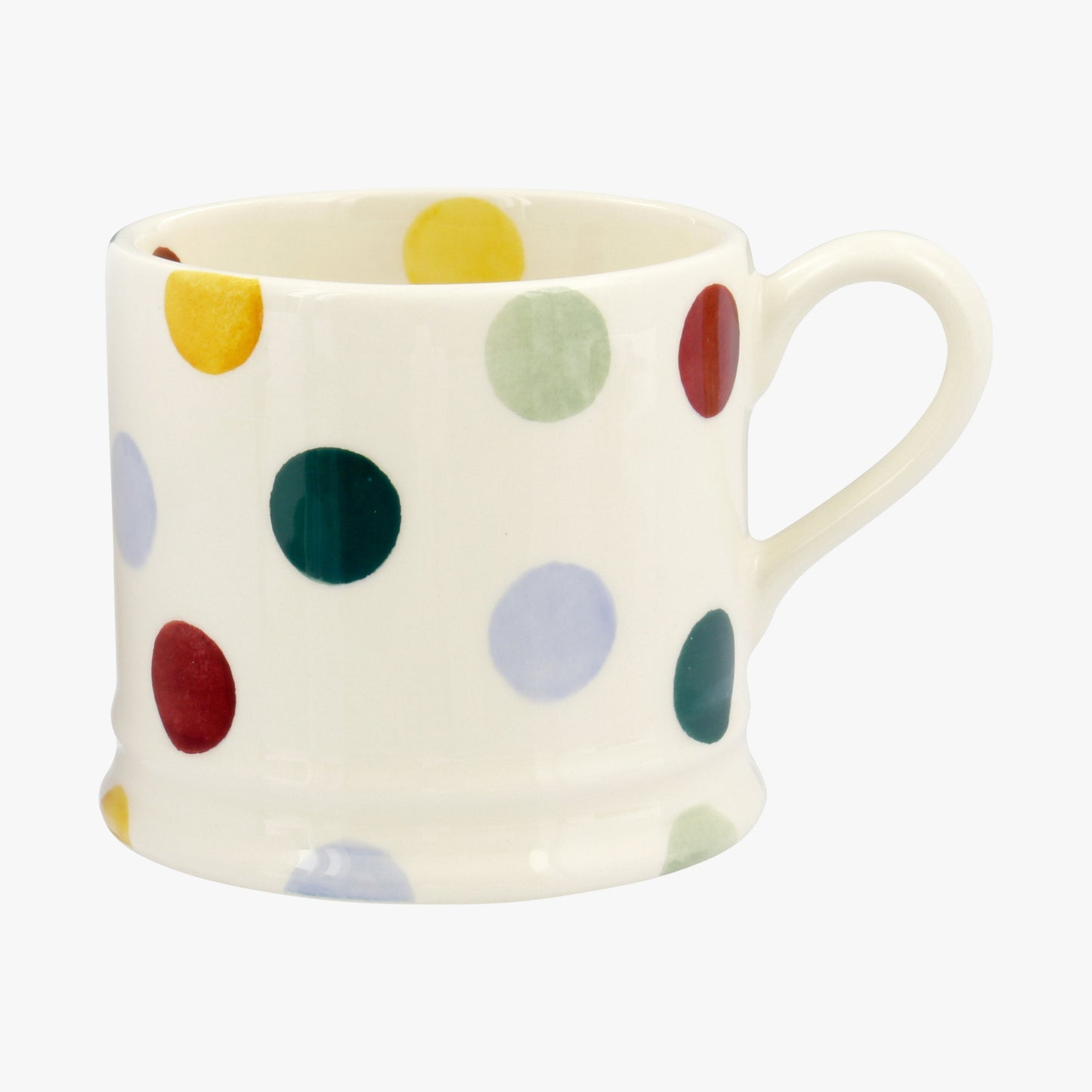 Emma Bridgewater Seconds Polka Dot Small Mug Unique Handmade & Handpainted English Earthenware Tea/Coffee Mug