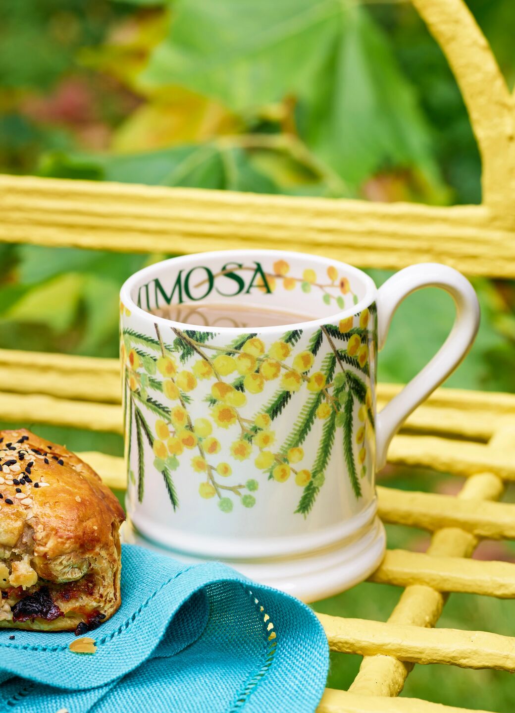 Mimosa 1/2 Pint Mug Unique Handmade & Handpainted English Earthenware Tea/Coffee Mug Emma Bridgewater