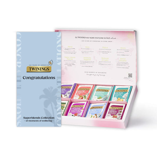 Twinings Congratulations Superblends Collection Gift Box 40 Envelopes