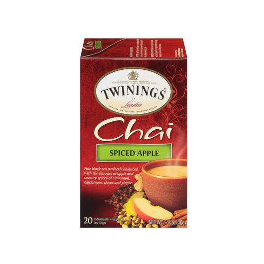 Twinings Chai Spiced Apple Black Tea (International Blend) 3 x 20 Envelopes