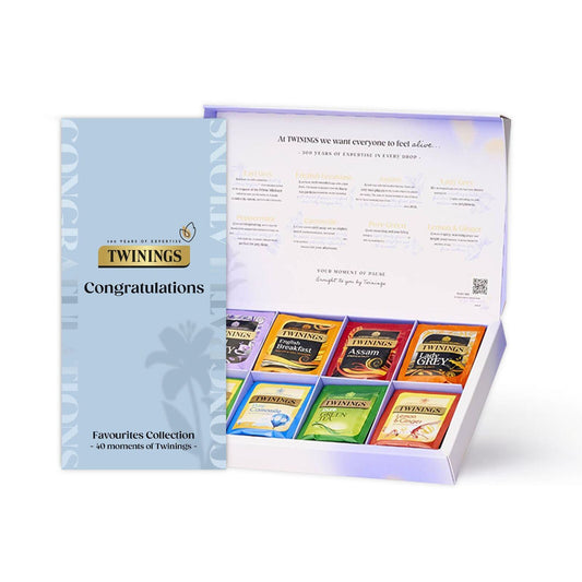 Twinings Congratulations Favourites Collection Gift Box 40 Envelopes